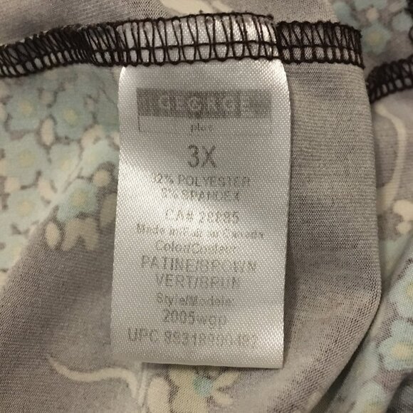 Y2K Vintage Made in Canada Retro Floral Empress Waist Tee With Shirt Clip - Picture 10 of 16